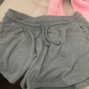 Grey H&M pajama shorts